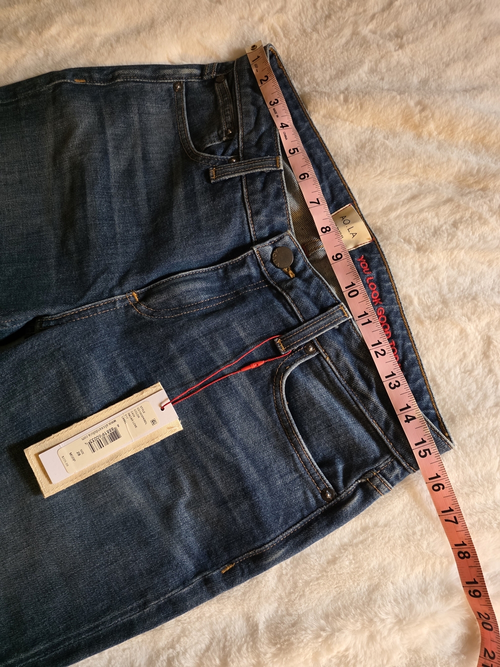 NWT AO.LA by Alice + Olivia Radar Love Low Rise Skinny Jeans - Picture 2 of 5
